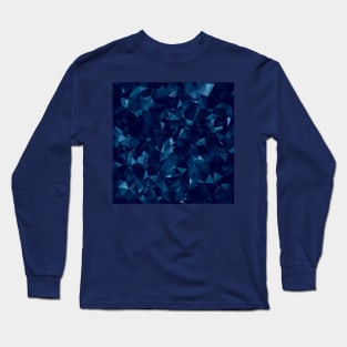 abstract blue Long Sleeve T-Shirt